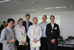 Das Mixed-Team von Master-Student Felix Göken (3.von links).