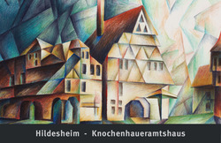 Hildesheim-Souvenirs Knochenhauer Amtshaus Darstellung