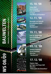 Plakat Bauwelten 2008