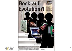 Plakat: Bock auf Evolution?!