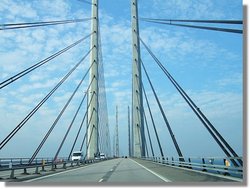 Beeindruckend: Die Öresundbrücke