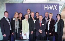 Die Gründungsmannschaft des IIW: (v.l.n.r.) Kolbeck, Bringmann,  Borbe,  Scholz-Bürig,  Ba