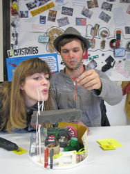 Materialpr&auml;sentation von Studierenden