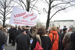 Demo Kontra Abriss des Landtags in Hannover