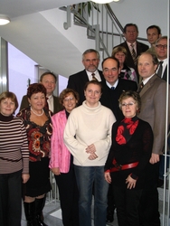 Die Delegation der Universität Novgorod zu Gast bei der HAWK am Hohnsen