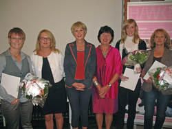 Freuen sich über den Preis vom Förderkreis der Fakultät Soziale Arbeit und Gesundheit