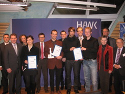 Siegerin und Sieger samt Jury des Startklar!-Wettbewerbs 2010