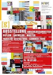 Plakat Austellung Fakultät Gestaltung