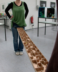 Spielprothesen - Das Beckenbodenlabyrinth im Einsatz