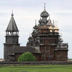 Christi-Verklärungskirche auf der Insel Kishi, Russland