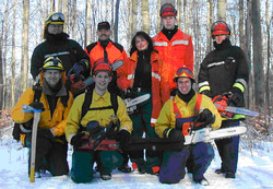 Die Teilnehmer von @fire mit Ausbilder Martin Franz (2 v. links, hinten)