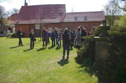 Bachelor- und Master-Studierende der Fachrichtung Wandmalerei / Architekturoberfläche und Stein