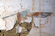 Wandmalerei aus Tuna el-Gebel