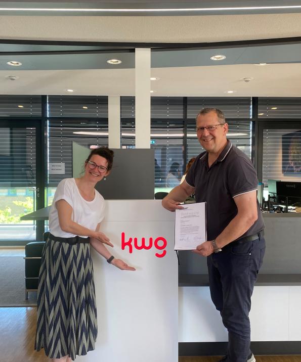 KWG als langjähriger Fördernde.